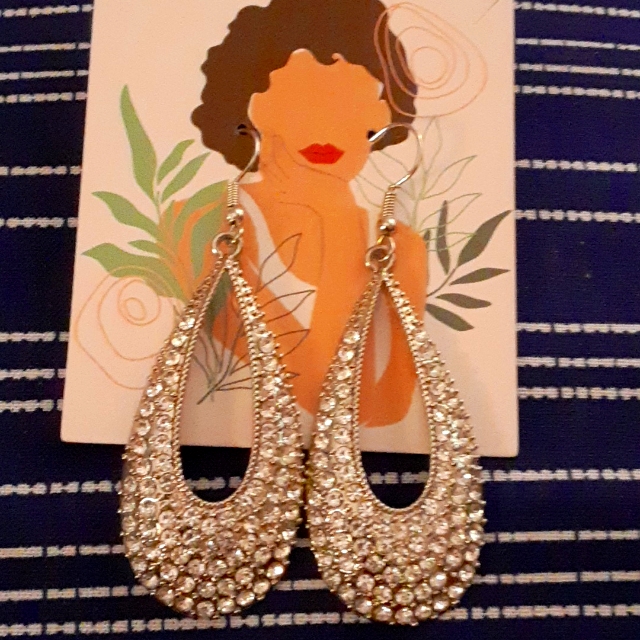 Earrings. Bling.